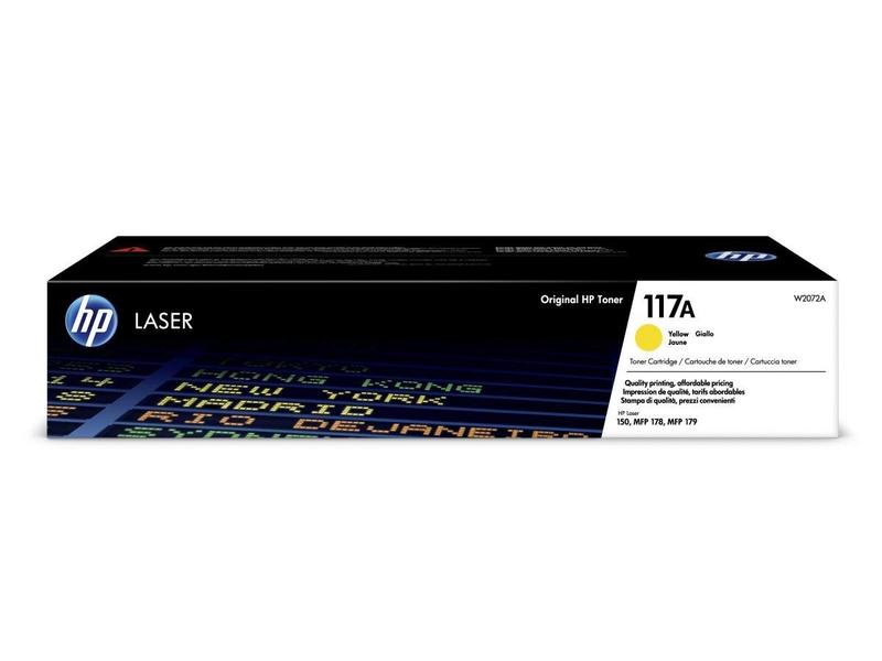 Toner HP W2072A (č.117A), žlutý (yellow), 700 stran