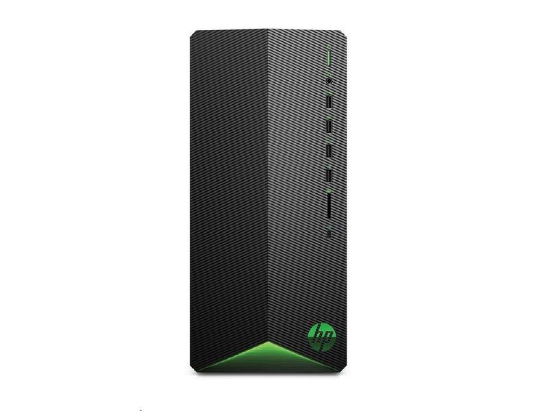 Počítač HP Pavilion Gaming Desktop 15-dk0002nc, černý/zelený (black/green)