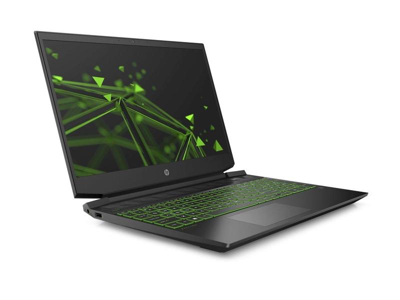 Notebook HP Pavilion Gaming 15-ec0004nc, černo-zelená