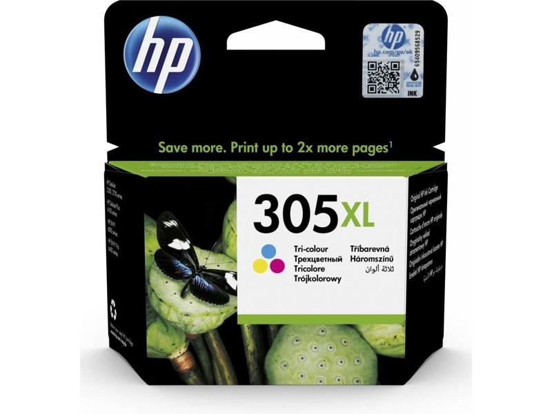 Inkoustová náplň HP 3YM63AE (č.305XL) tříbarevná, 200 stran