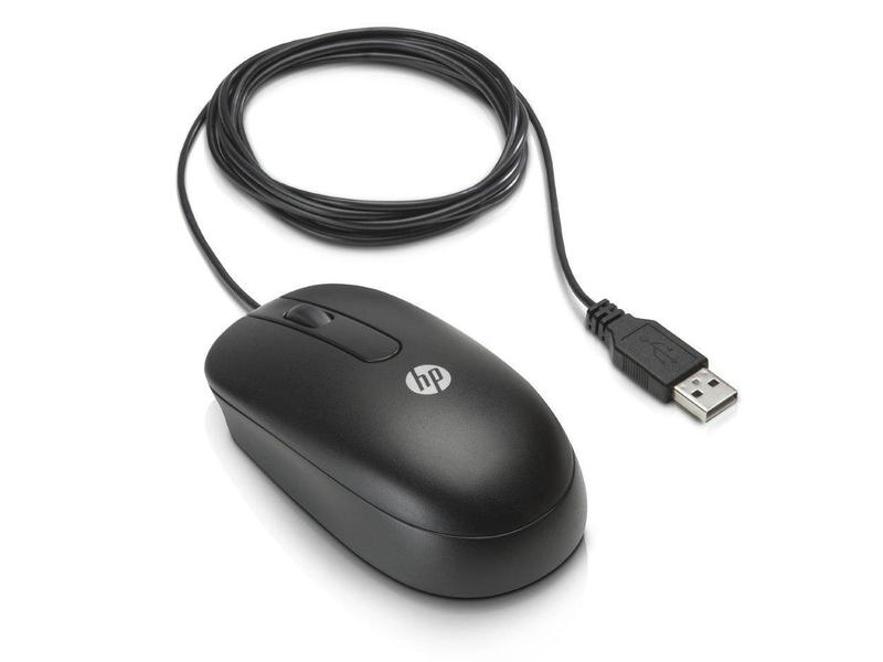 Myš HP Essential USB Mouse, černá (black)