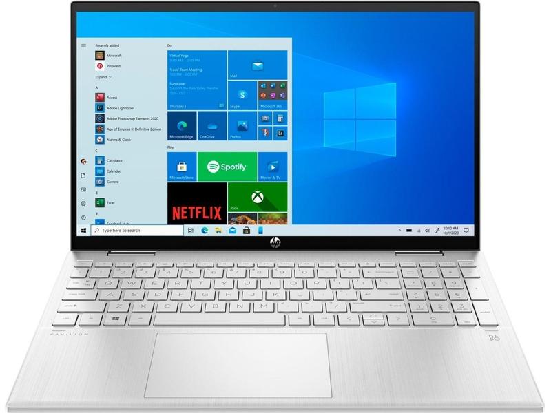 Notebook HP Pavilion x360 Convertible 15-er0950nc, stříbrný (silver)