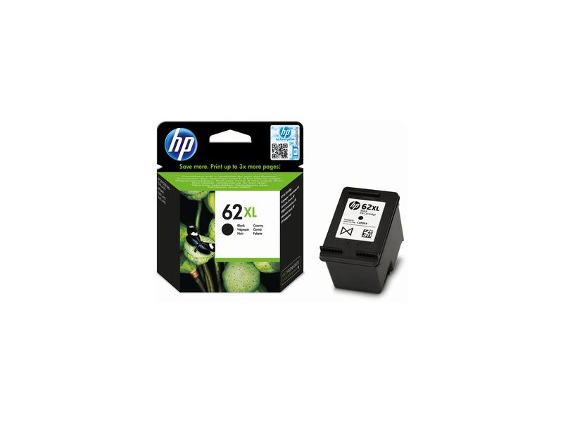 Inkoustová náplň HP C2P05AE 62XL, černá (black)
