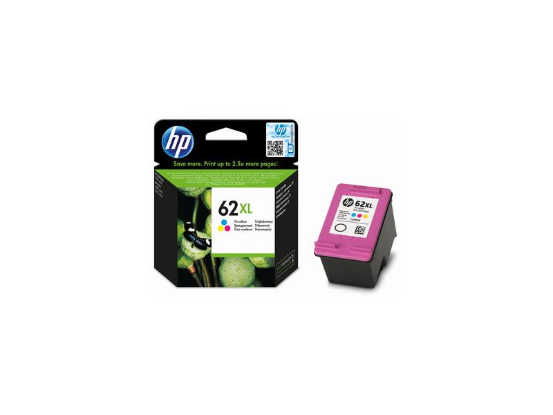 Inkoustová náplň HP C2P07AE 62XL, barevná (color)