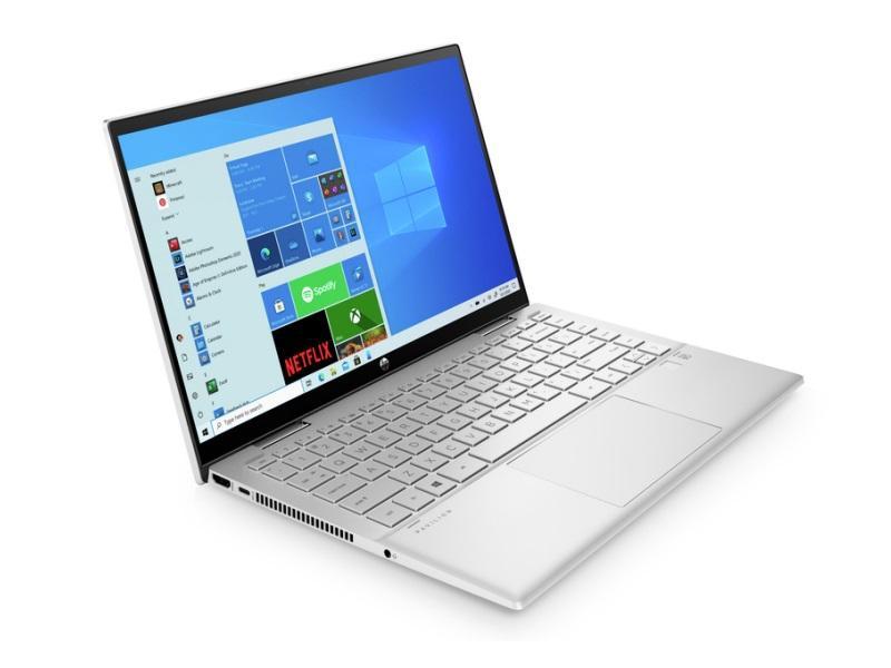 Notebook HP Pavilion x360 Convertible 14-dy0006nc, stříbrný (silver)