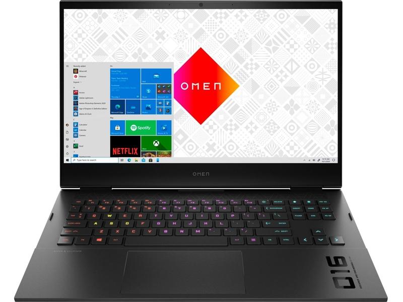 Notebook HP OMEN 16-c0000nc, černý (black)