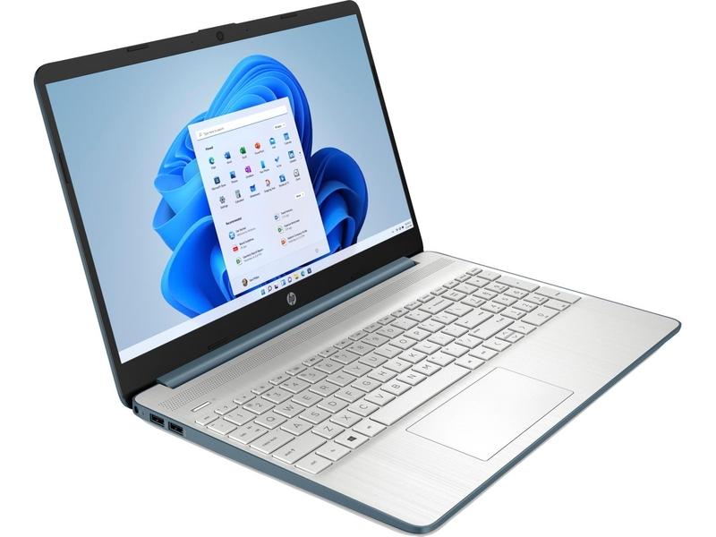 Notebook HP 15s-fq3010nc, modro-stříbrný