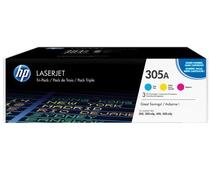 Obrázek k produktu: HP CF370AM (č.305A) 3-pack, CMY, 3 x 2.600 stran