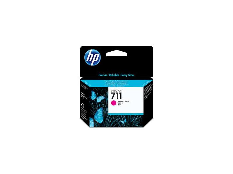 Inkoustová náplň HP CZ131A (č.711), purpurová (magenta), 29 ml