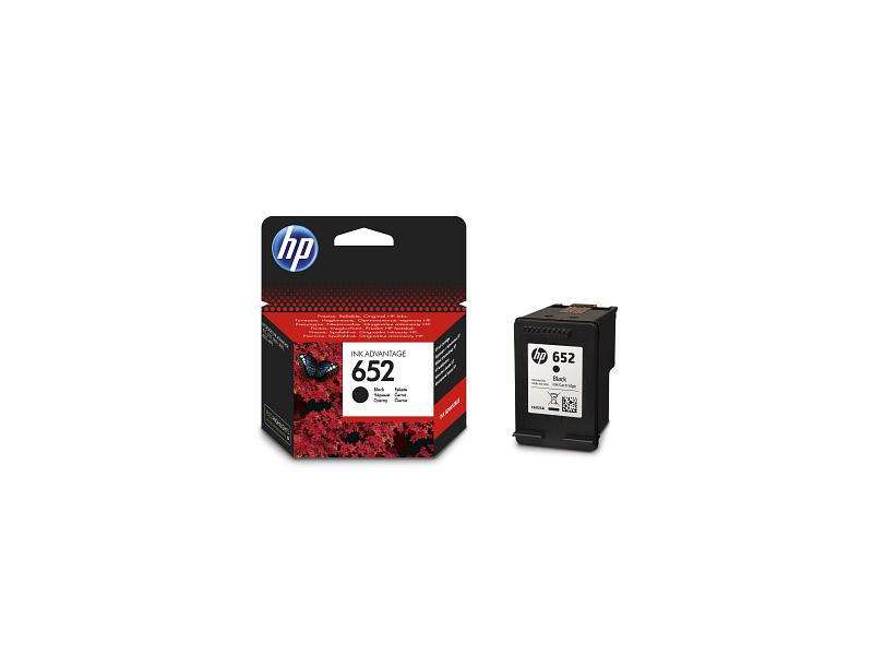 Inkoustová náplň HP F6V25AE (č.652), černá (black), 6ml