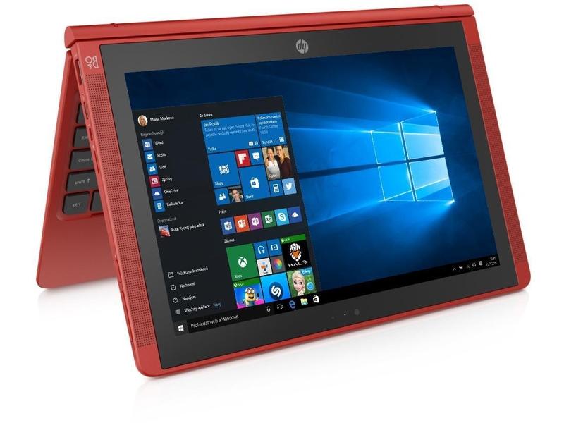 Notebook HP  Pavilion x2 10-n111nc, červený (red)