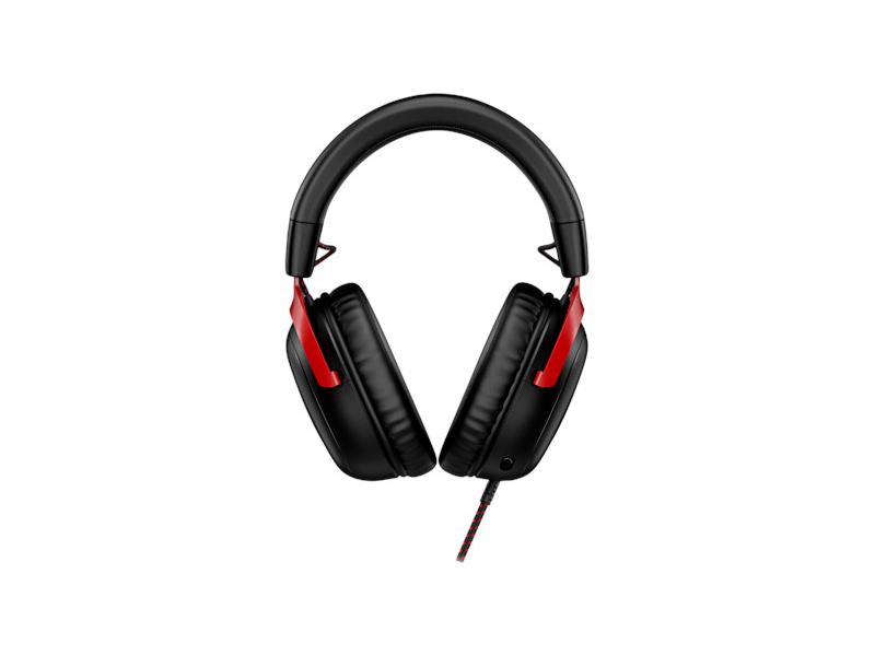 Herní sluchátka kabelová HyperX Cloud III ANC Jack/USB Red