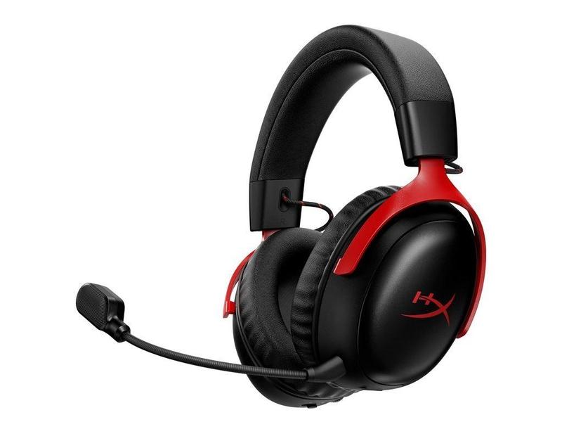 Bezdrátová sluchátka HyperX Cloud III S Wireless Gaming Headset Red