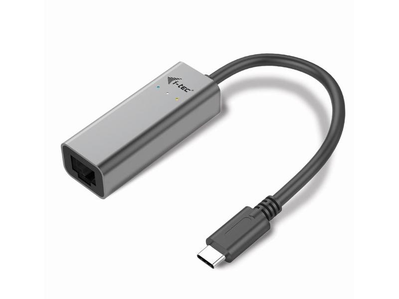 Síťová karta I-TEC USB-C Metal Gigabit Ethernet Adapter, šedý (grey)