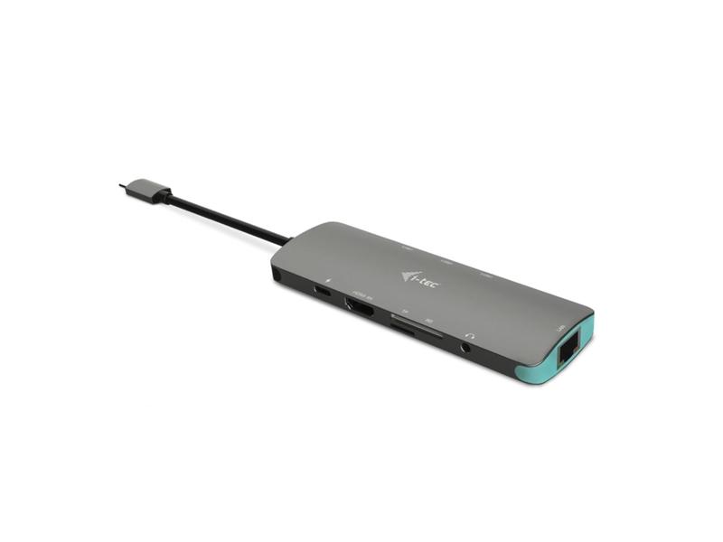 Dokovací stanice I-TEC USB-C Metal Nano Docking Station 4K HDMI LAN + Power Delivery 100W, černá (black)
