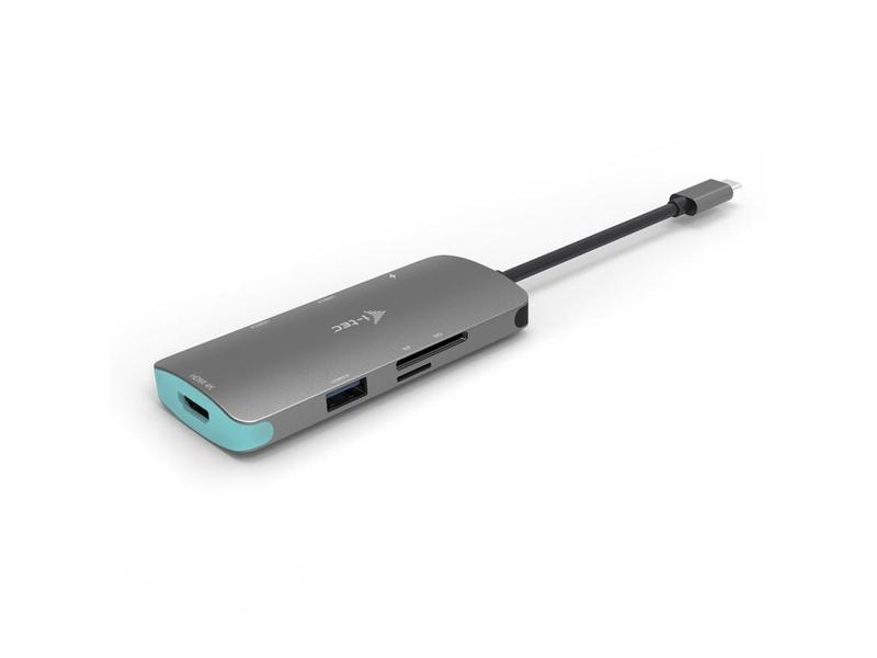 Dokovací stanice I-TEC USB-C Metal Nano Dock 4K HDMI + Power Delivery 60W, šedá (grey)