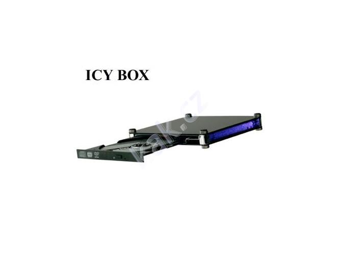 Box pro slim optické mechaniky ICYBOX  IB-540U-B-BL, černý (black), externí