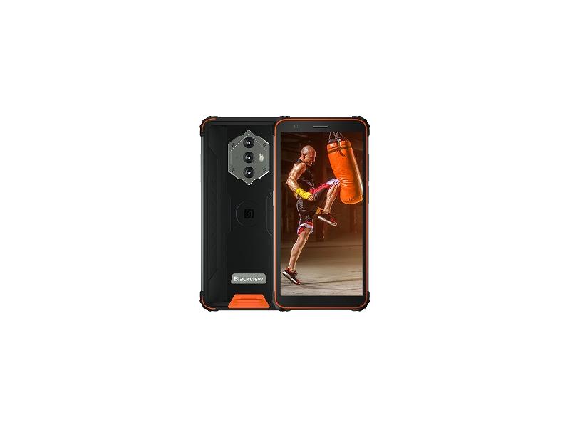 Odolný mobilní telefon iGET GBV6600, oranžový (orange)