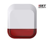 Obrázek k produktu: iGET SECURITY EP11 - venkovní siréna napájená baterií nebo adaptérem