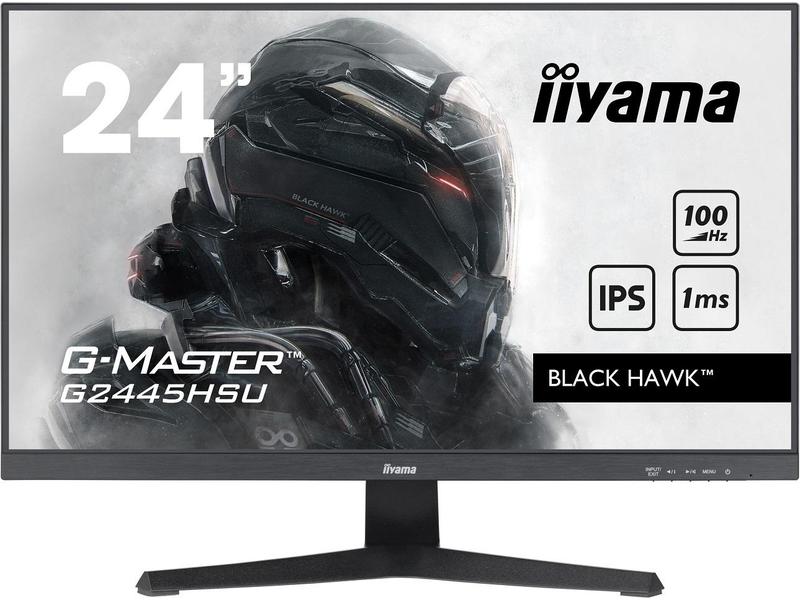 24" LED monitor iiYAMA G-Master (G2445HSU-B1), černý (black)
