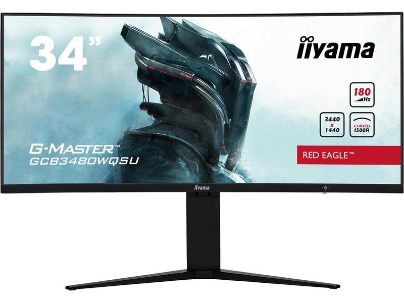 34" prohnutý LED monitor iiYAMA G-Master (GCB3480WQSU-B1), černé (black)