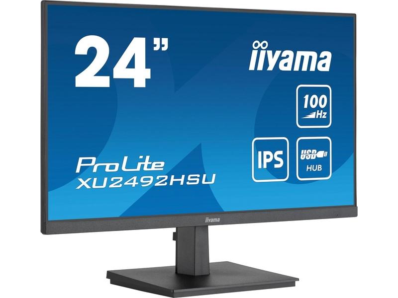 24" LED monitor iiYAMA ProLite XU2492HSU-B6, černý (black)