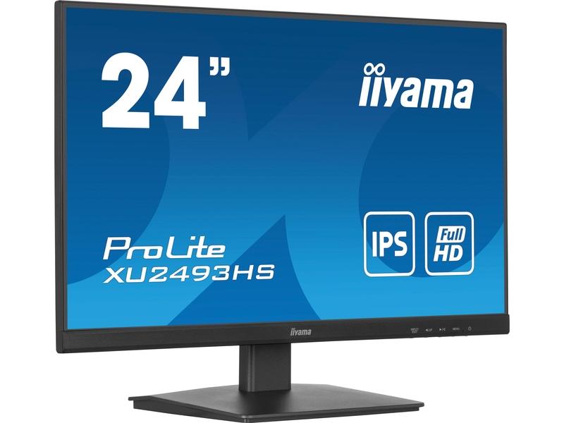 24" LED monitor iiYAMA ProLite XU2493HS-B6, černý (black)