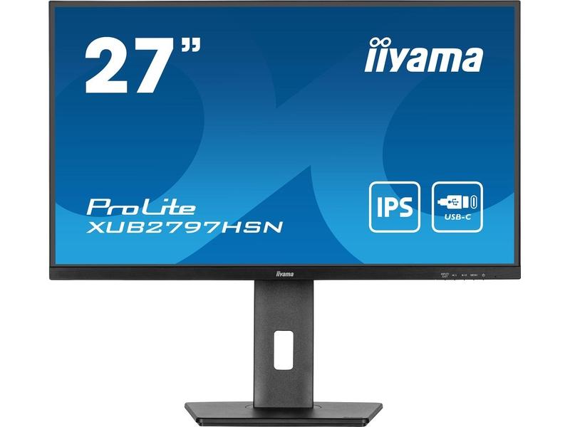 27" LED monitor iiYAMA ProLite XUB2797HSN-B2, černý (black)