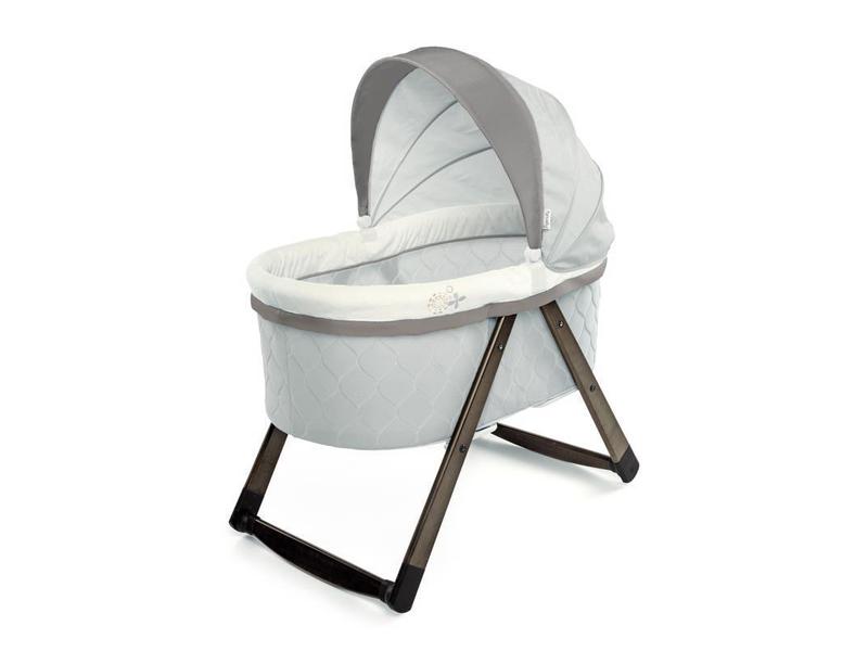Dětská postýlka INGENUITY Postýlka houpací skládací dřevěná Carrington 0 m +, do 7 kg, 2018