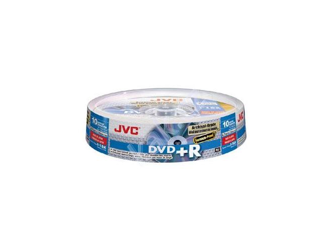 DVD+R médium JVC  Archival Scratch-Proof VP-R47HMS10 DVD+R 16x