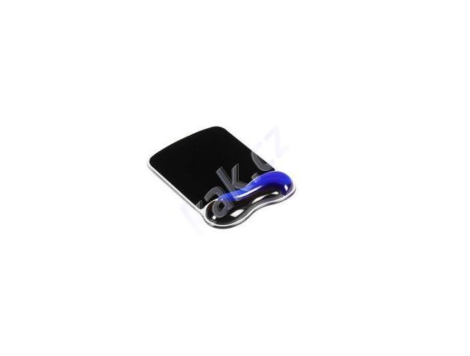 Podložka pod myš KENSINGTON Duo Gel Mouse Wrist Rest Wave, modro-černá (blue-black)