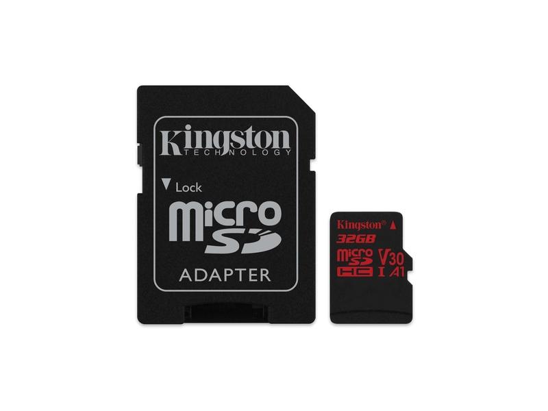 Paměťová karta KINGSTON microSDHC 32GB Canvas React U3 V30 A1