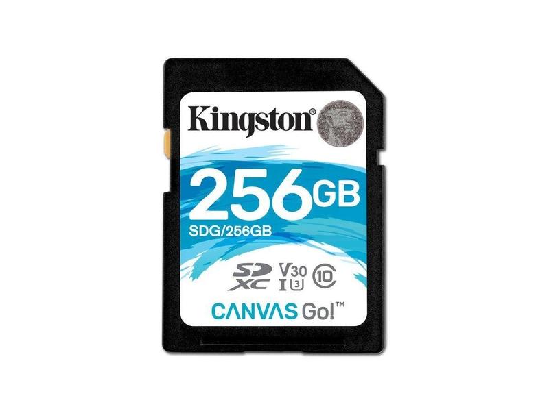Paměťová karta KINGSTON SDXC 256GB Canvas Go U3