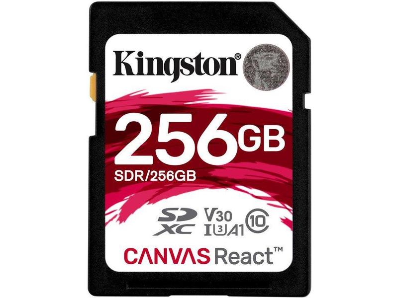Paměťová karta KINGSTON SDXC 256GB Canvas React U3