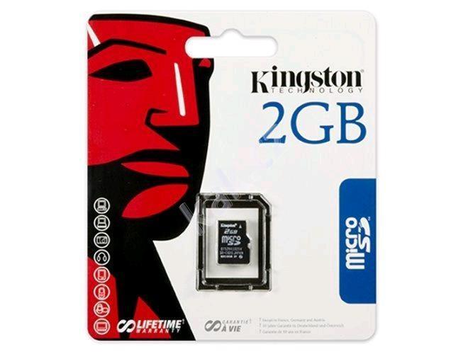 Paměťová karta KINGSTON  micro Secure Digital 2GB