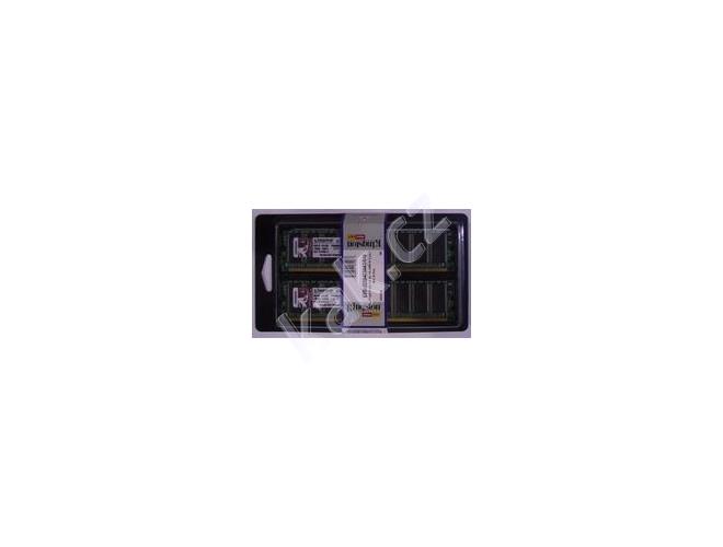 Paměťový modul KINGSTON 4GB (2x2GB KIT) 667MHz DDR2 PC5300 ECC NON-registered CL5, retail