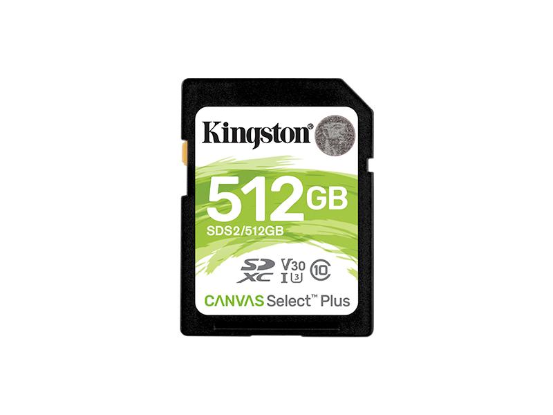 Paměťová karta KINGSTON Canvas Select Plus SDXC 512GB