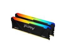 Obrázek k produktu: KINGSTON 32GB (2x16GB) 3200MHz DDR4 FURY Beast RGB Black