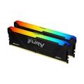 Obrázek k produktu: KINGSTON 32GB (2x16GB) 3200MHz DDR4  FURY Beast RGB Black