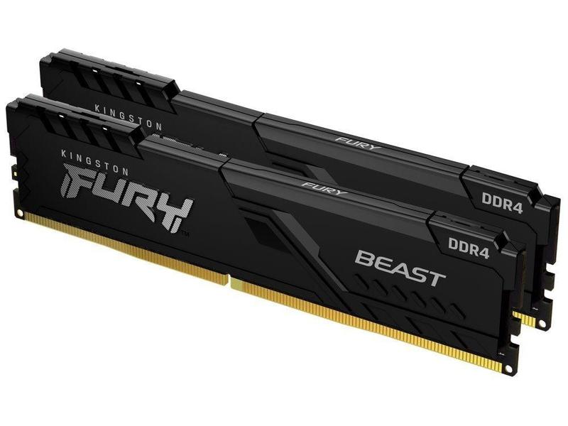 2 paměťové moduly KINGSTON 16GB (2x8GB) 3000MHz DDR4  FURY Beast Black