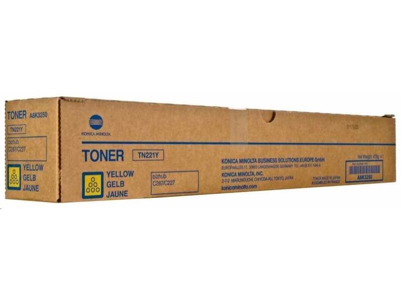 Toner KONICA MINOLTA TN-221Y, žlutý