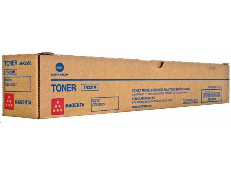 Toner KONICA MINOLTA TN-221M, purpurový