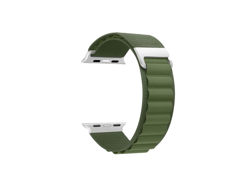  KSIX Ultra řemínek, textilní pro 42/44/45mm, zelená