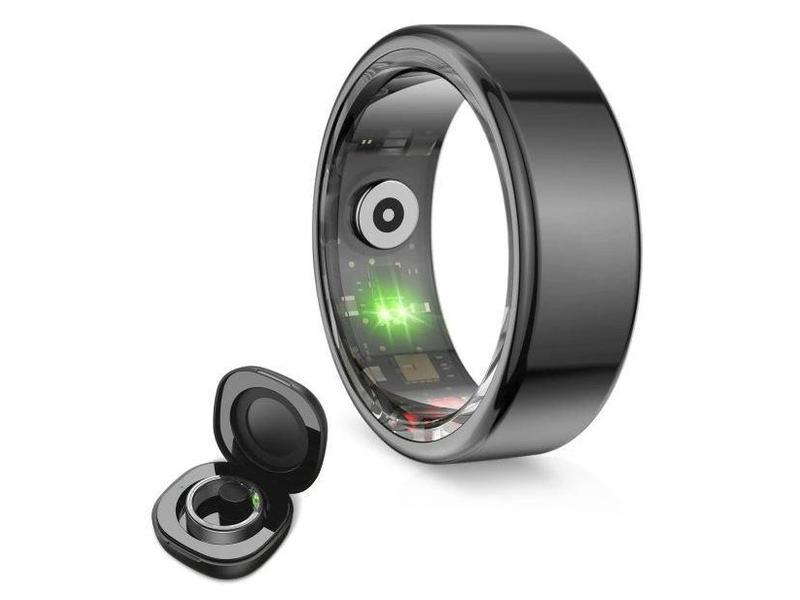 Chytrý prsten KSIX Saturn, černý, vel. L