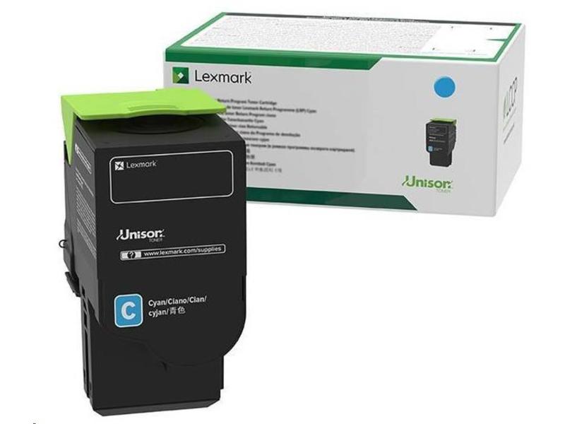 Toner LEXMARK C242XC0, azurový