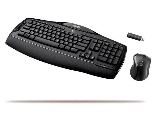 Sada bezdrátové klávesnice a myši LOGITECH  Cordless Desktop MX 3200 Laser, černý (black)