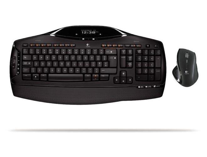 Sada bezdrátové klávesnice a myši LOGITECH  Cordless Desktop MX 5500, černá