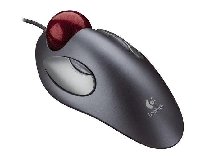 Trackball LOGITECH  TrackMan Marble Mouse, šedá (grey)
