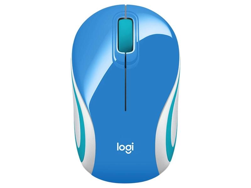 Bezdrátová myš LOGITECH Wireless Mini Mouse M187, modrá (blue)