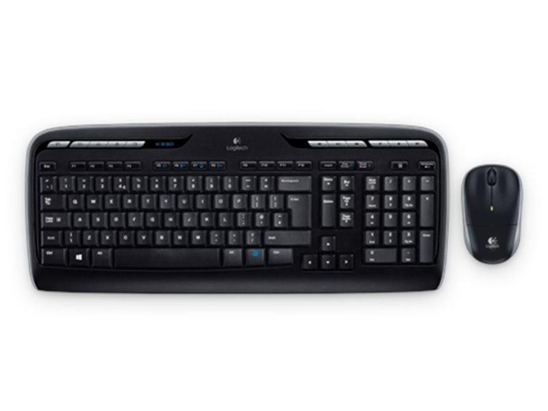 Sada bezdrátové klávesnice a myši LOGITECH MK330
